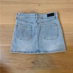 Classic Light Blue Denim Mini Skirt Size XS Photo 2