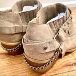 Suede Western Style ankle Boots Size 8.5 Photo 9