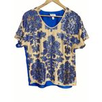 Tracy Reese  Neiman Marcus x Target Tan & Blue Sequin Top Size S Photo 44
