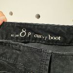 Loft Ann Taylor  Black Soft Corduroy Jeans 8P Photo 2