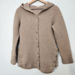 Soft Surroundings  Favorite Lounge Cardi Jacket Quilted Tan Snap Button Down, XS Photo 1