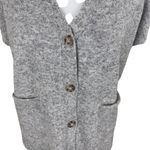 Hem & Thread  Colorblock Grandpa Long Sleeve Button Front Sweater Cardigan Small Photo 7