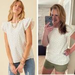 Hayden White and Yellow Floral Blouse | Size Small Photo 1