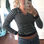 Roxy Striped Knit Hoodie Photo 0