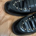 Maje  Leather studded loafers size 38 7.5 USA Photo 7