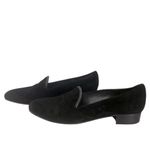 Stuart Weitzman Black Suede Quilted Chain Loafer 6.5 Photo 3