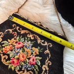 Floral Embroidered Black‎ Handbag Black Photo 11