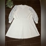 Nina Leonard  white/Ivory Mockneck Sweater Dress sz 3X Photo 4