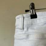 ZARA Straight Wide Leg Jeans in Ivory White size 8 Photo 7