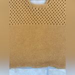 Mustard colored crocheted tote/shoulder bag Yellow Photo 2