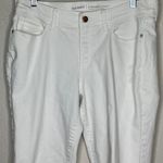 Old Navy  Straight Mid Rise Jeans White‎ Photo 1