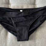 Seafolly  australia bikini bottoms black NWOT SIZE US‎ 12 Photo 0