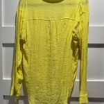 Timing Yellow gauze button up Photo 1
