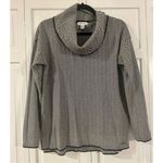 Calvin Klein  houndstooth cowl neck sweater size small Photo 1