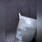 Maeve  anthropologie Small Black Ribbed Short Sleeve T-shirt‎ Photo 4