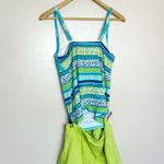 Lands' End SALE! Lands’ End Bright Patterned Two-Piece Swimsuit Size 8 EUC Photo 1