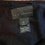 LA Hearts BLACK HIGH WAISTED HIGH CUT LEG BIKINI BOTTOMS Photo 1