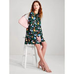  NEW YORK KATE SPADE Floral
Garden Tulip Dress In Black LARGE Photo 10