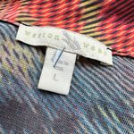 WESTON WEAR Sheer Patterned Button Up Shirt Dress Tunic Size Large Photo 11
