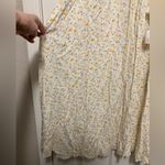 Forever 21  White Floral Belted Maxi Skirt Photo 4