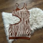 Retrofête RETROFETE Dimi Dress In Brown Zebra Photo 11