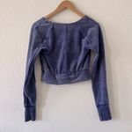 FREE PEOPLE Movement Just lodgin’ Pullover Top Blue Size XS Photo 4