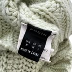 Next Level Apparel SHEIN Mint Green Cropped Sweater | Mock Neck | Flared Sleeves | Size Medium Photo 5