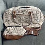 NWOT MyMealivos Canvas Travel Bag and Toiletry Bag | Size: One Size Brown Photo 0