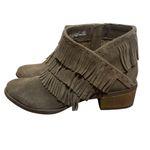 Naughty Monkey  Leather Fringe Ankle Boots Photo 1