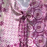 Venus  Pink Print Top sz S Photo 1