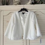 BCX  White Faux Fur Evening Jacket Photo 3