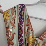 ZARA  Trafaluc Tassel Bohemian Top LARGE Moroccan Casual Boho Beach Feminine Photo 2