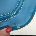 Kate Spade New York Lazuli Pretty Penny Treesh Patent Leather Satchel Bag Purse Blue Photo 12