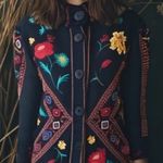 Johnny Was Tehachapi Inca thick heavily embroidered jacket NWT Photo 6