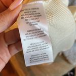 Joie  Cream Scoop Neck Long Sleeve Side Slit Tunic Lightweight Sweater Size Small Photo 5