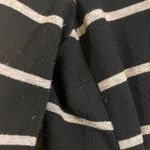 J. Jill Black And‎ Gray Stripe Long Sleeve Dress Size Medium Photo 2