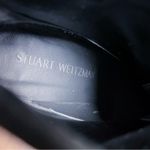 Stuart Weitzman • Perfection Bootie black stretch suede Glove Tie-Back heeled Photo 5