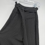 ZARA Black & White Polka Dot Trouser Pants Belted Size Small Photo 4