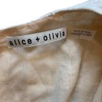 Alice + Olivia Darla Embroidered Long Sleeve Cotton Romper in Off White, Sz 2 Photo 8