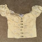Princess Polly  Smocked Crop Top Photo 0