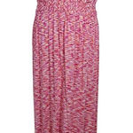 Spense Pink Sleeveless Maxi Dress Size Large Pink and Orange Space Dye Dress Photo 0