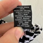 Premise Wrinklefree Stretch Asymmetrical Geometric Pattern Black & White Skirt S Photo 3