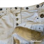 We The Free  (Free People) Dayflower White Denim cut-off Shorts Photo 6