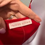 Fashion Vitamin Chic Red Women's Jumpsuit Size L Photo 3