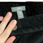 J.Jill Black Ribbed Corduroy Velvet Flare Leg Pants Size 16P Photo 2