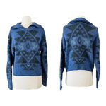 Pink Rose Front Half Zip Sweater Size Small EUC Photo 1