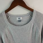 Old Navy  L Gray Oversized Pullover Sweater Photo 4