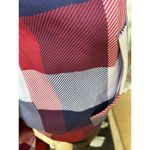 NEW Royal Savage Checkered Hoodie Red White Blue Sweatshirt Women's Size Small Photo 4