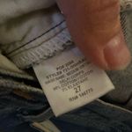 RE/DONE  high rise ankle crop button fly raw hem 27 jeans Photo 3