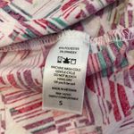 LuLaRoe  Abstract High Low Short Sleeve Dress Round Neck Sz Sm Stretch Polyester Photo 6